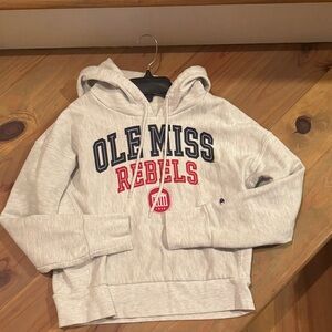 Champion Kids Gray Ole Miss Rebels Hoodie